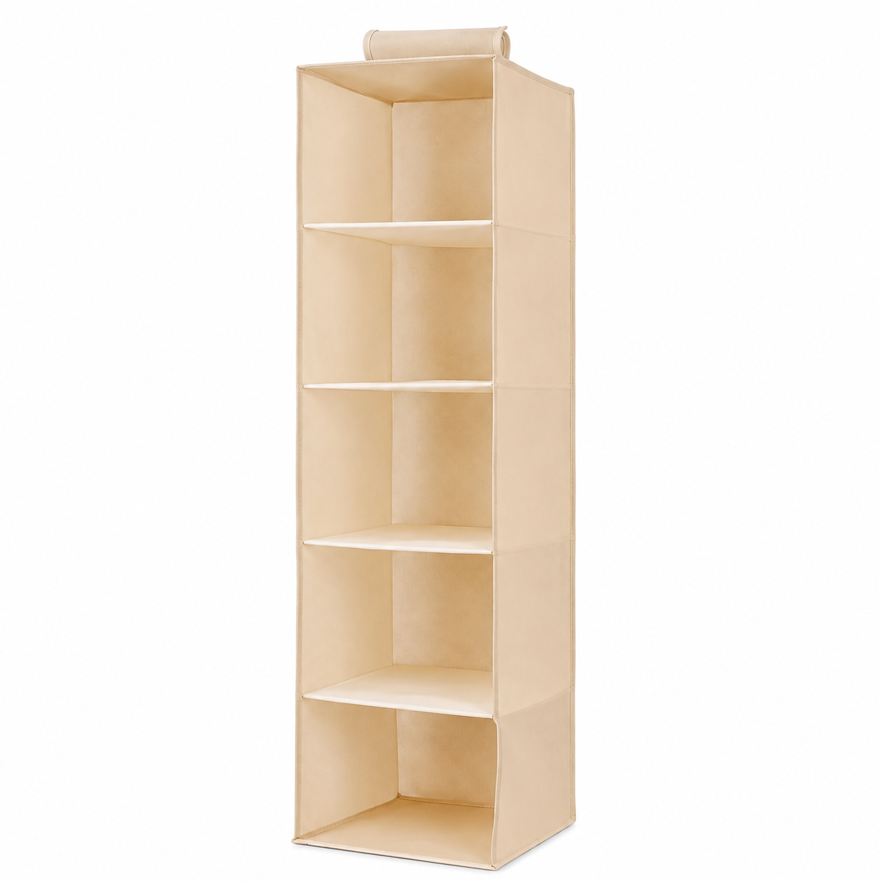 Hanging Closet Organizer, Multi-Layer Fabric Shelf Organizer, Foldable