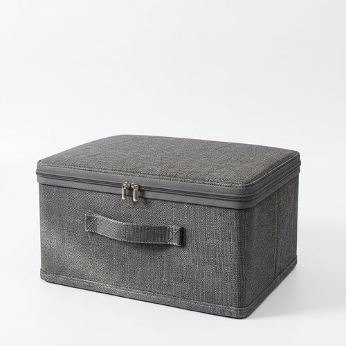 Foldable Fabric Storage Bin, Stackable Closet Organizer Box